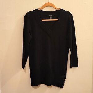 Style‎ & Co. V-neck ribbed sweater Cold Weather Modern Casual